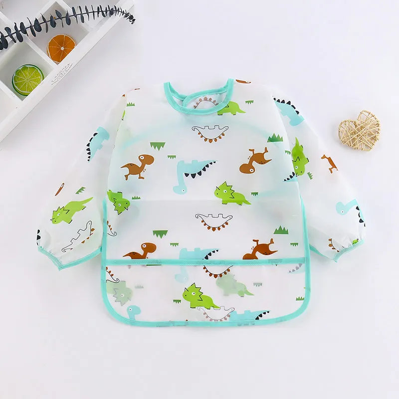 Waterproof Long Sleeve Baby Bibs