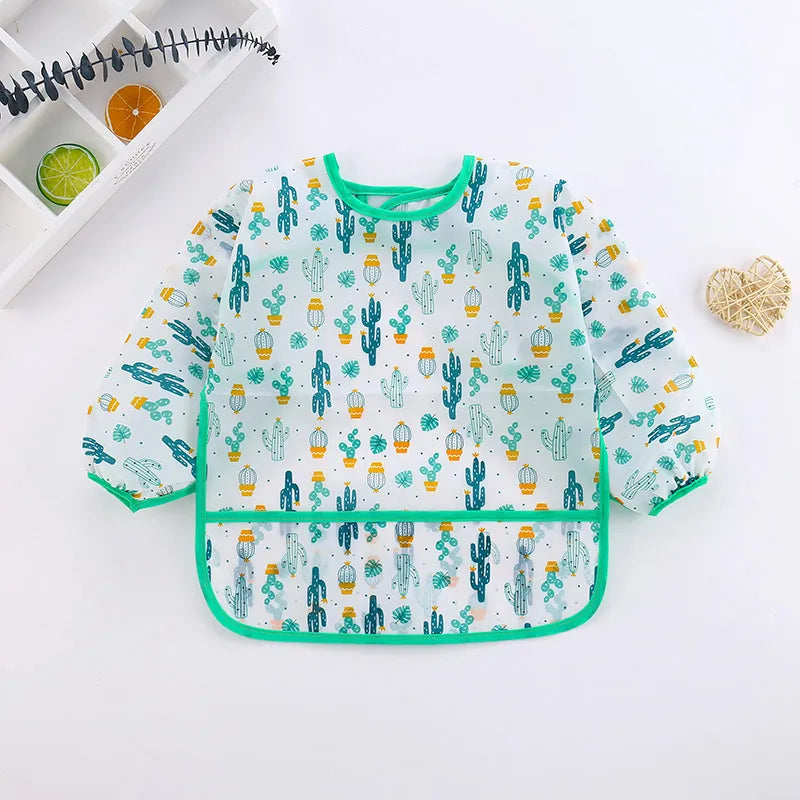 Waterproof Long Sleeve Baby Bibs