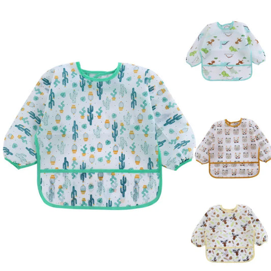 Waterproof Long Sleeve Baby Bibs