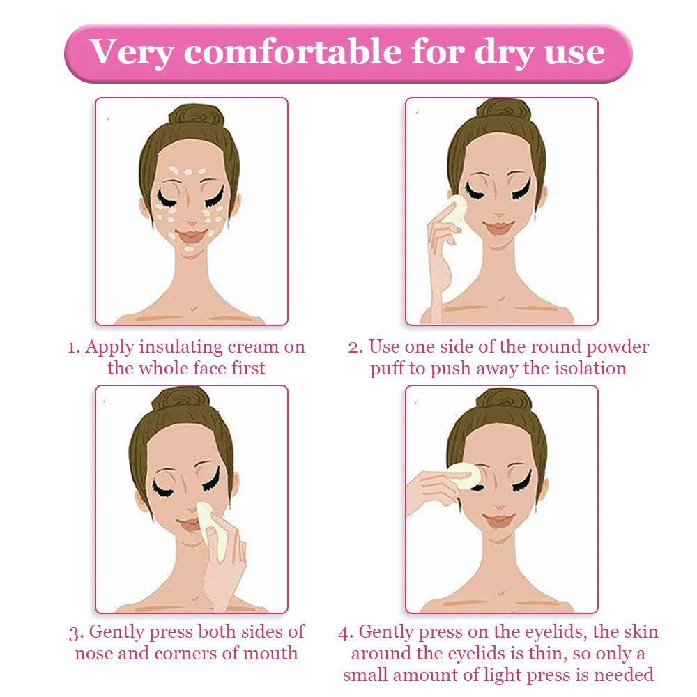 Triangle Powder Puff | Velvety Makeup Puff | Bliss Haven Emporium