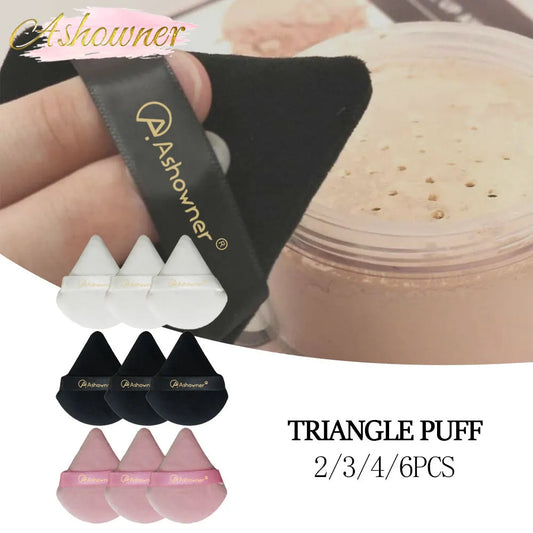 Triangle Powder Puff | Velvety Makeup Puff | Bliss Haven Emporium