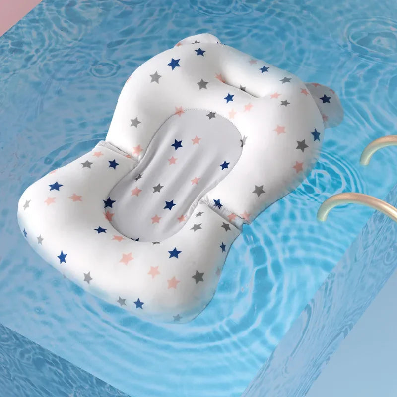 Anti-Slip Baby Bathtub Pillow for luxurious soaking.