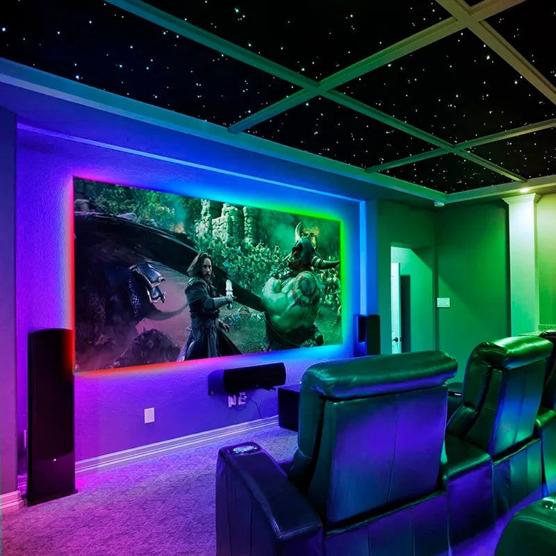 Spectecular LED Strip Lights with 24 Keys Remote Modes.