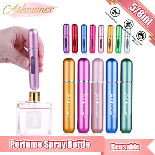 Super-convenient, refillable portable mini perfume spray bottles