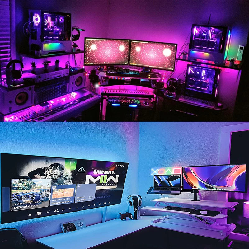 Spectecular LED Strip Lights with 24 Keys Remote Modes.